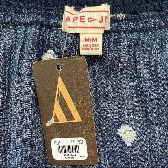 NWT Cape Juby Long Sleeve Boho Blouse Medium - Picture 6 of 8